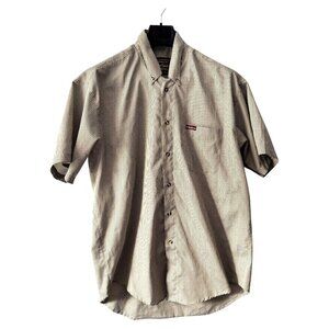 Vintage Marlboro Classics Famous Western Shirt white black plaid‎ Mens XXL